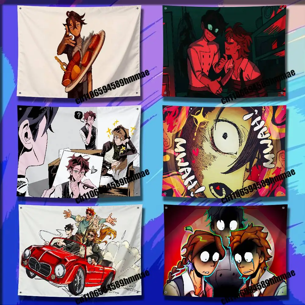 

For Rody Vincent D-Dead Plate Flag 150x200cm 100x150cm 80x120cm 50x70cm Gift Bedroom Wall Banner Tapestry Cover