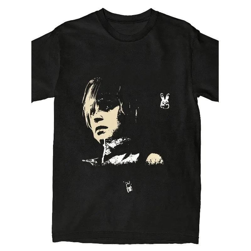 Men's Silent Ridge H Terror T-shirt, Retro Punk Style, Suitable for All Seasons, Casual Unisex T-shirt