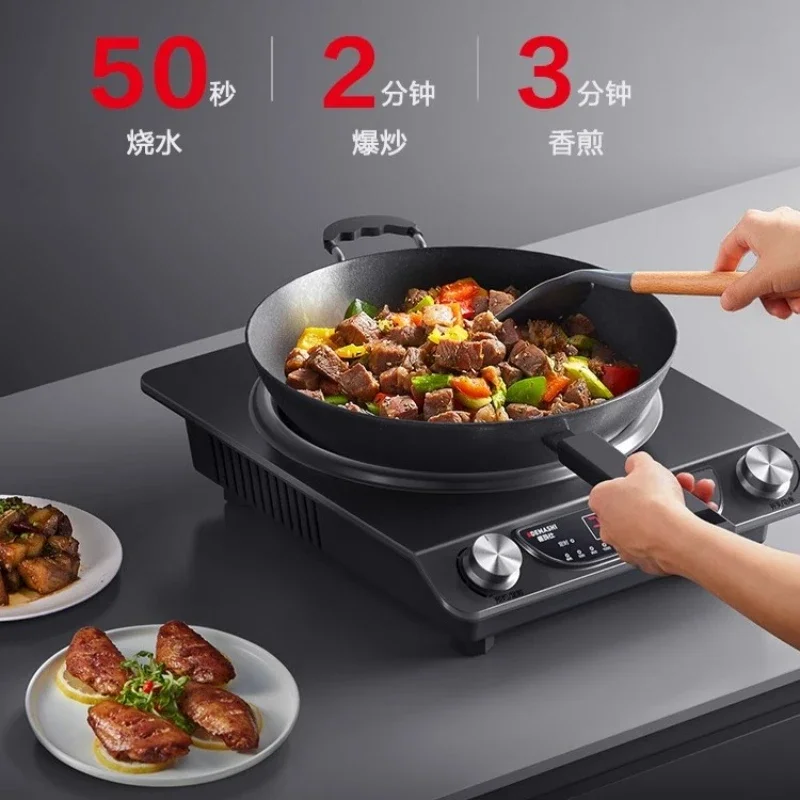 Fornello a induzione concavo per uso domestico Fornello a induzione a fuoco feroce ad alta potenza Fornello elettrico commerciale