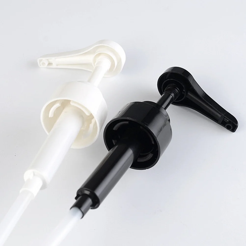 2pcs Universal Bottle Pump Dispenser for Sauce Shampoo Conditioner Lotion ( Black )