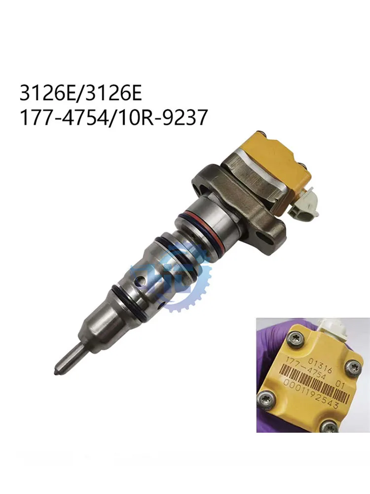 

Diesel Engine Fuel Injector 3126B 3126E Common Rail Injector For 10R-9347 177-4754 Excavator Fuel Nozzle