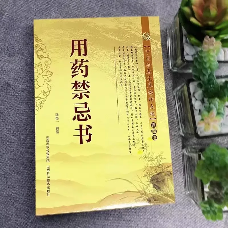 Medication Taboo Book, Copy and Proofreading of Rare Traditional Chinese Medicine Books, Common Medication Taboos