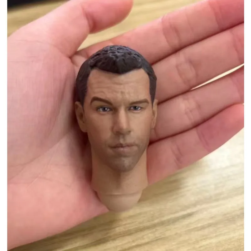 1/6 Scale Mission Man Head Sculpt Male Solider Gunner Head Played Military Guy Head Carving Model for 12in Action Figure Ph Doll