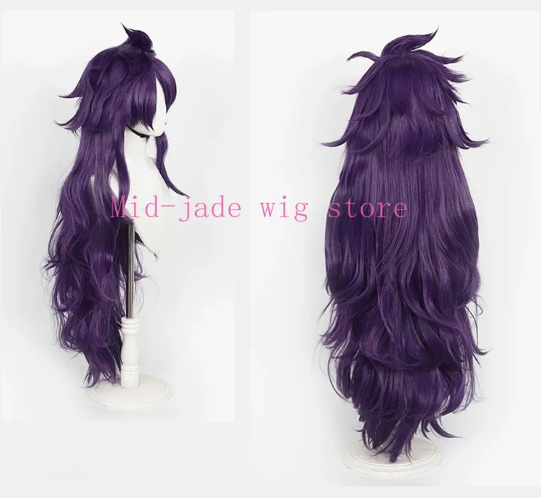 Anime Fengxi Cosplay Wig Purple Flipped Hair Realistic Scalp for Valentine Anime Event and Photography