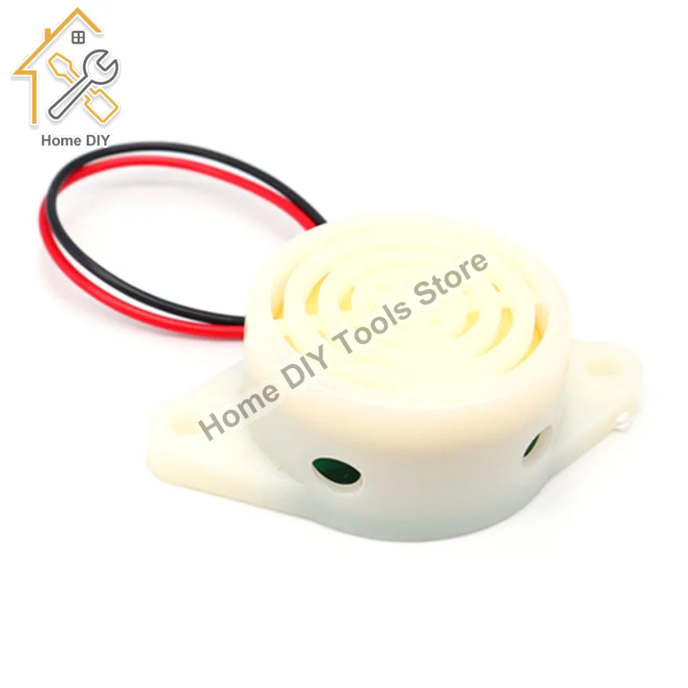 2PC/Lot SFM-27 AC220V Continuous Sound Buzzer High Decibel Alarm White Piezo Electronic Buzzer Alarm Beeper 3015C