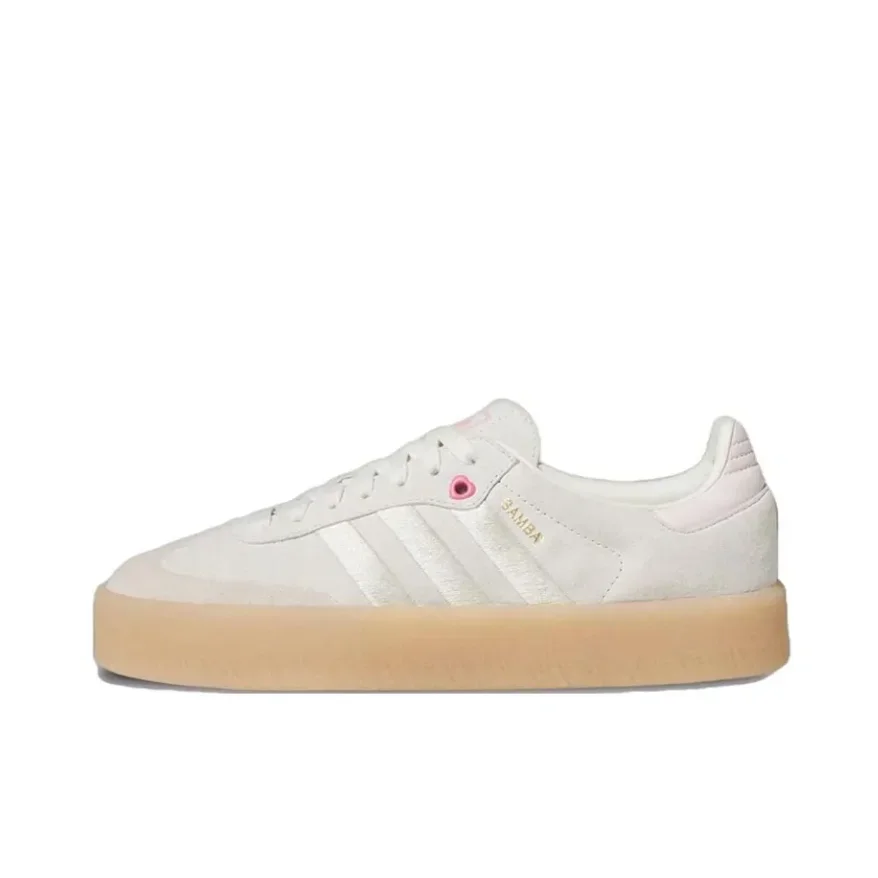 Adidas white “Valentine's Day” comfortable and lightweight low-top casual board shoes for men and women