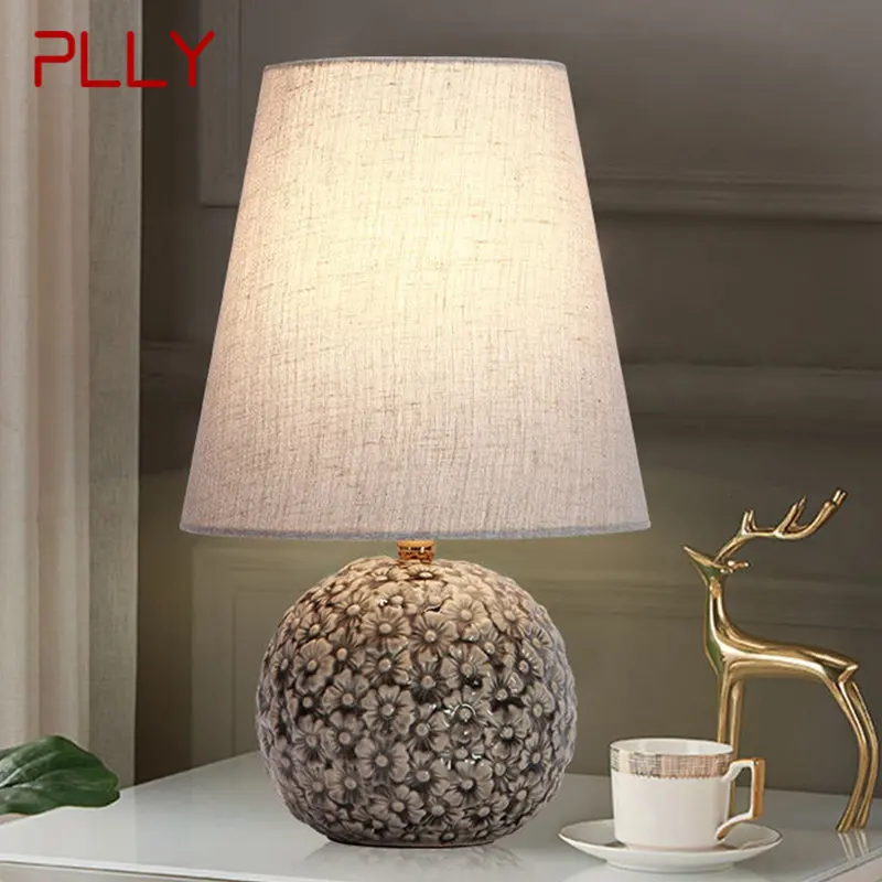 

PLLY Contemporary Table Lamp LED Creative Ceramics Dimmer Desk Light For Home Living Room Bedroom Bedside Decor