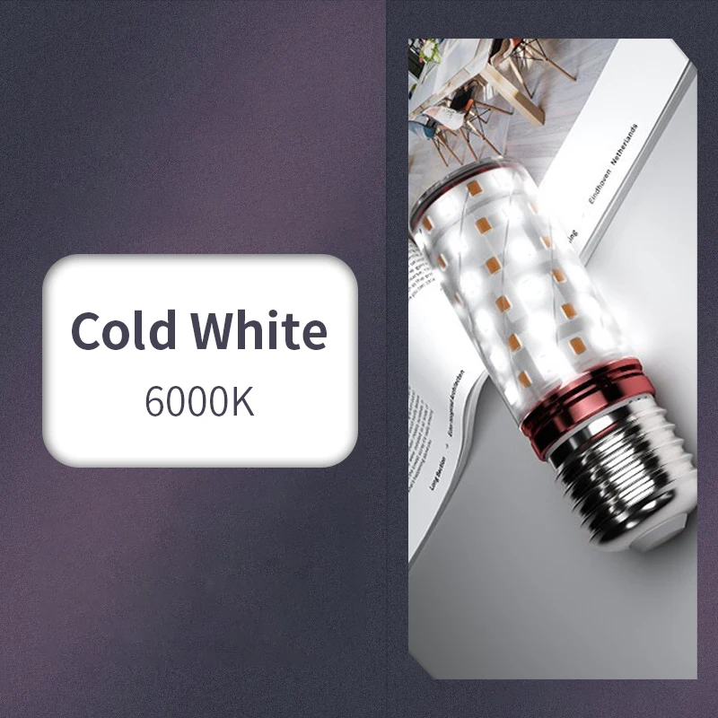 NONE 8 stücke Led Lampe E14 220 V 110 V Led Kerze Glühbirne E27 Mais Lampe 3 W 6 W 9 W 12 W 15 W Bombilla Kronleuchter Beleuchtung 5