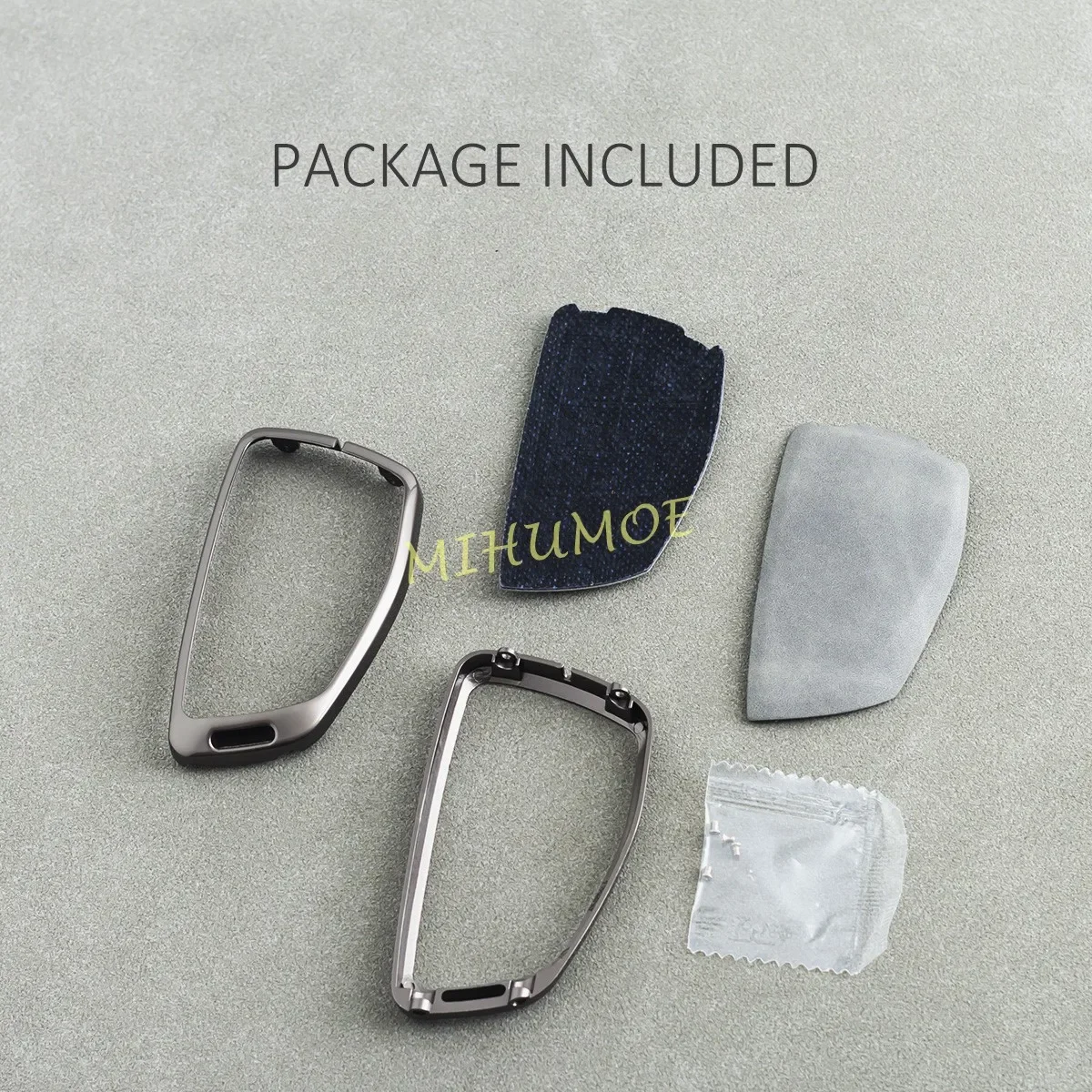 Metal Car Key Case Cover Shell For GMC Yukon Canyon Sierra Buick Envision Chevrolet Silverado 1500 Suburban Colorado Traverse