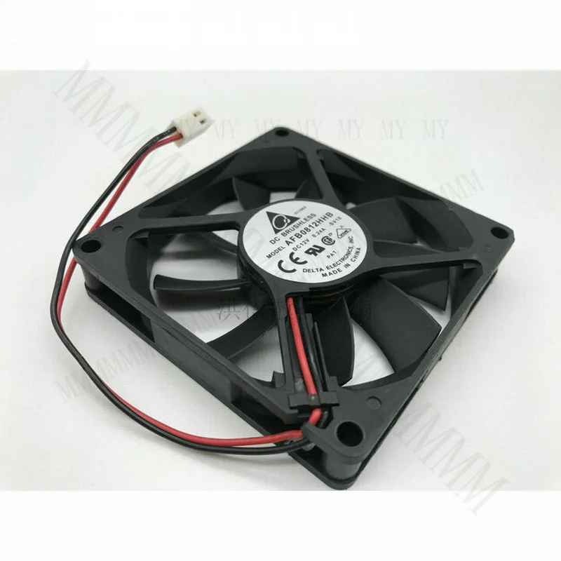 TT 1 piece Delta AFB0812HHB DC12V 0.24A 8015 80*15MM 80mm 2-wire cooling fan 2-pin