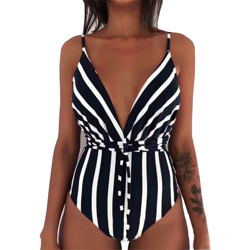9Color Print Hot One Piece Swimwear Women Beach Monokini Swimsuit Trikini Mujer Banador Biquini Maio Maillot Femme Badpak