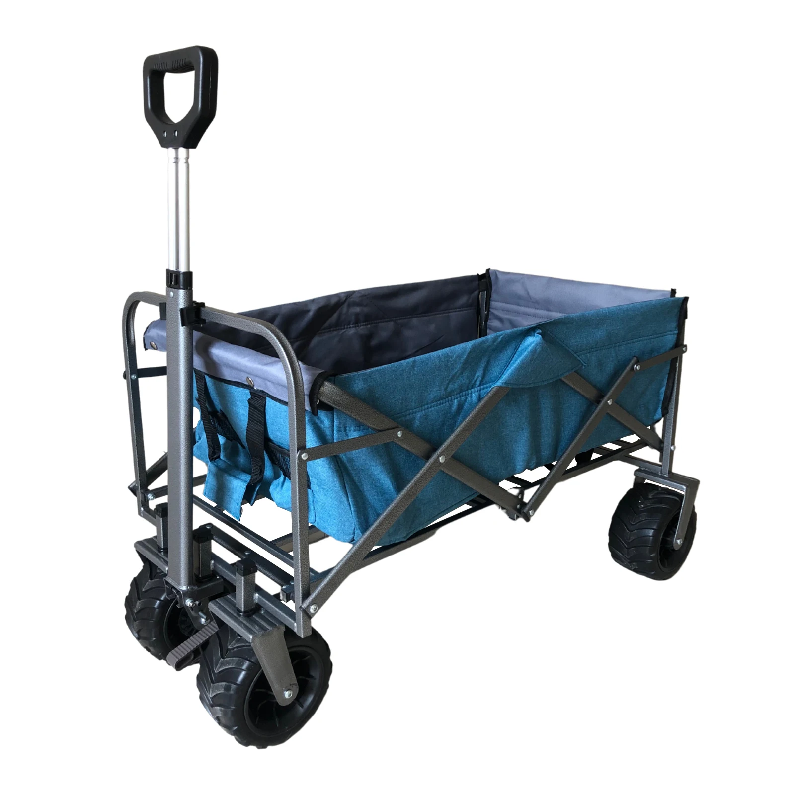 GT1814 Folding Wagon, Collapsible Camping Wagon Truck, For Outdoor Beach