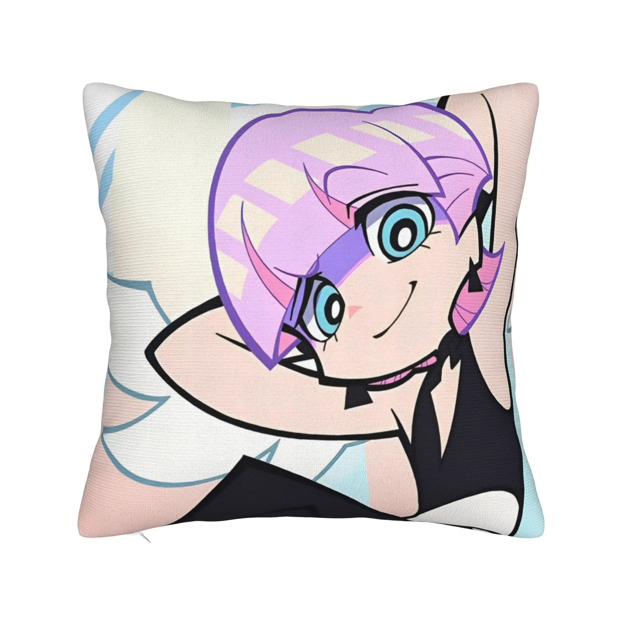 Polyurethane Panty Stocking with Garterbelt Square Pillowcases Living Room Kawaii Anime Cushion Case Decorative Pillowcase 40*40