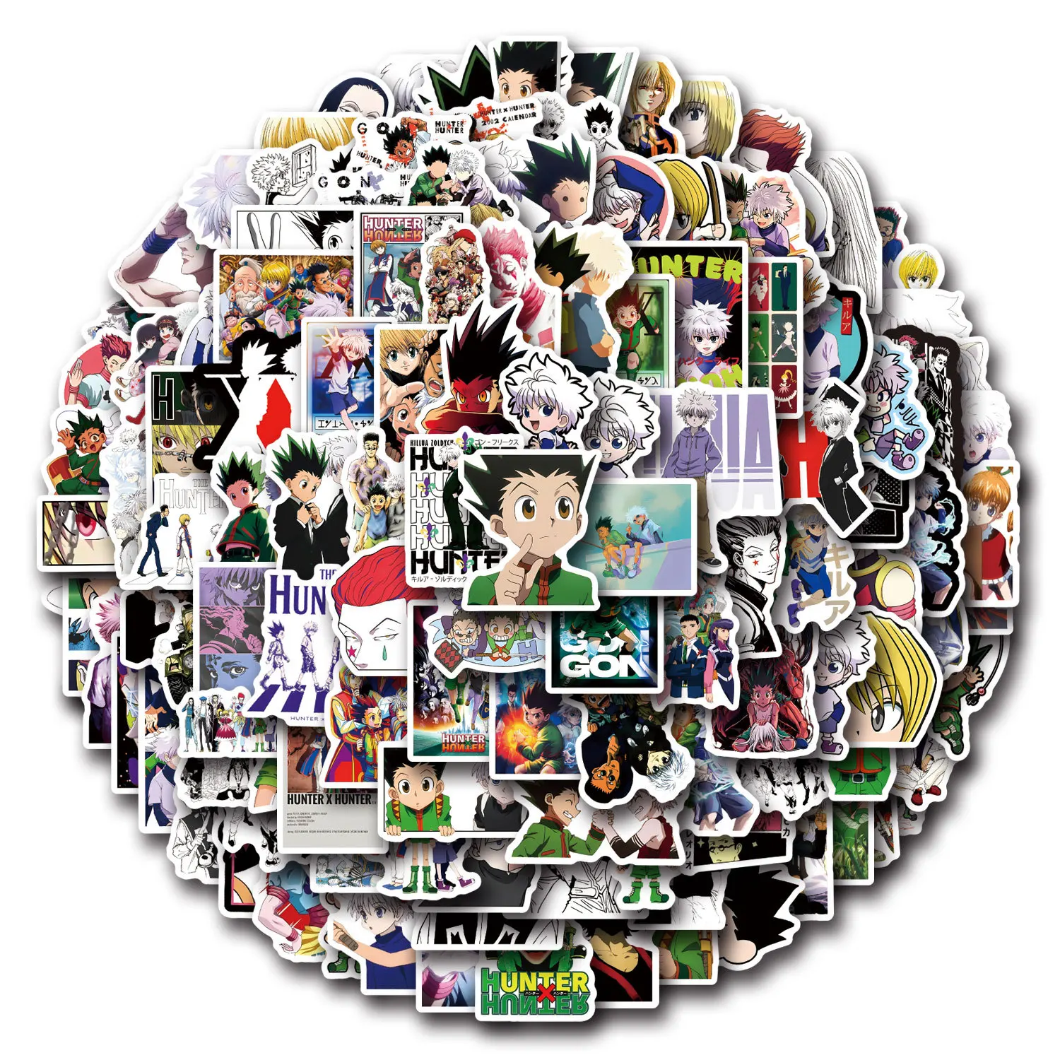120pcs Cartoon Anime HUNTER HUNTER Waterproof DIY Sticker