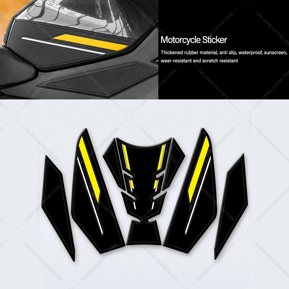 

N--JA500 аксессуары для мотоциклов, комплекты резиновых накладок на бак, защитные утолщенные наклейки, противоскользящая защита тела для N-JA 500