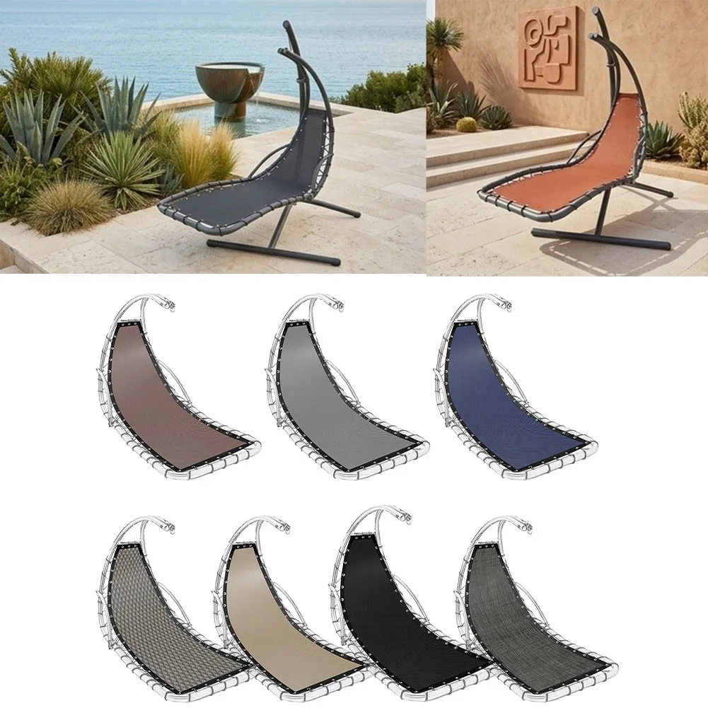 Replacement Seat Cloth For Textilene Hanging Swing Chair Wear-Resistant Replaceable Seat Cover For Outdoor Patio Garden Balcony