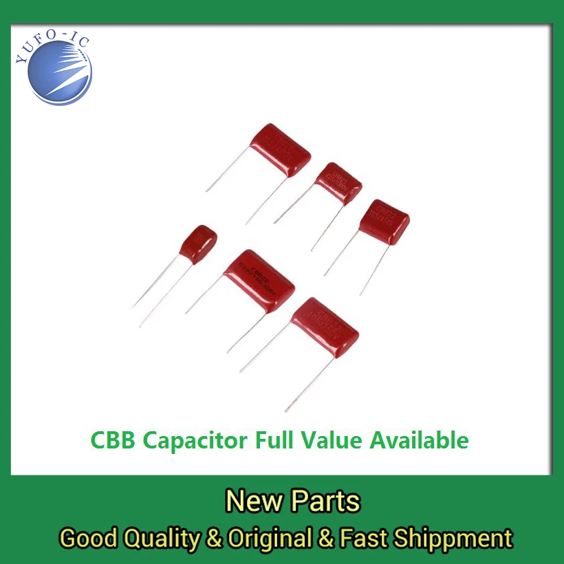 10pcs 105J 1.6KV 0.001UF 1NF 2.2NF 4.7NF 5.6NF 6.8NF 10NF 47NF 100NF 1UF CBB 1600V 102J 222J 472J 562J 682J 103J 473J 104J