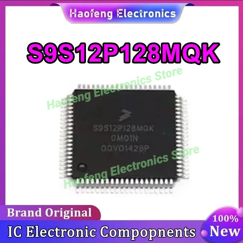 

S9S12P128MQK S9S12P128JOMQK MC9S12P128MQK QFP-80 IC chipset New in stock