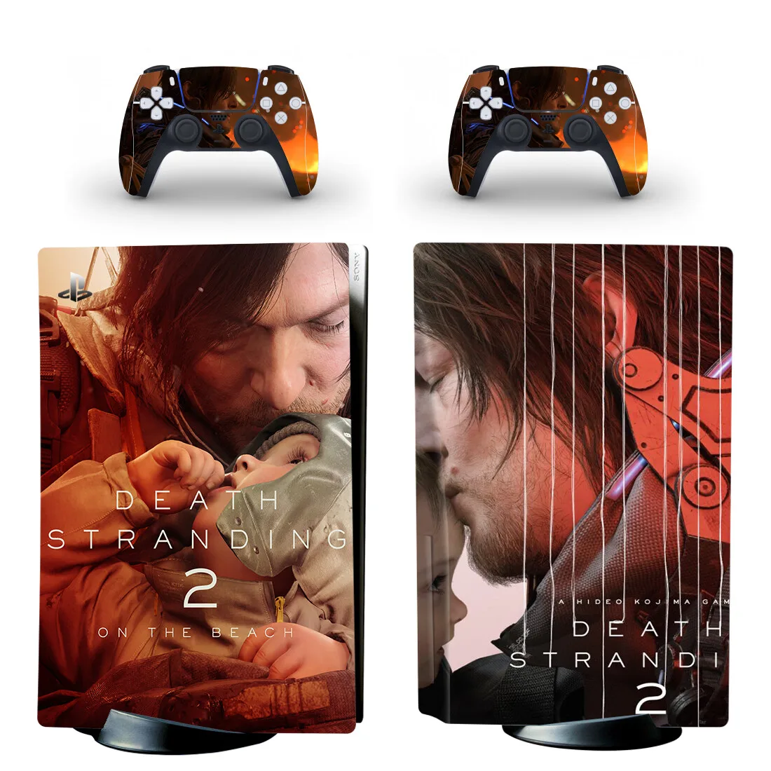 Death Stranding 2 PS5 Disc Skin Sticker Decal Cover for Console & Controllers PS5 Disk Skin Sticker Vinyl