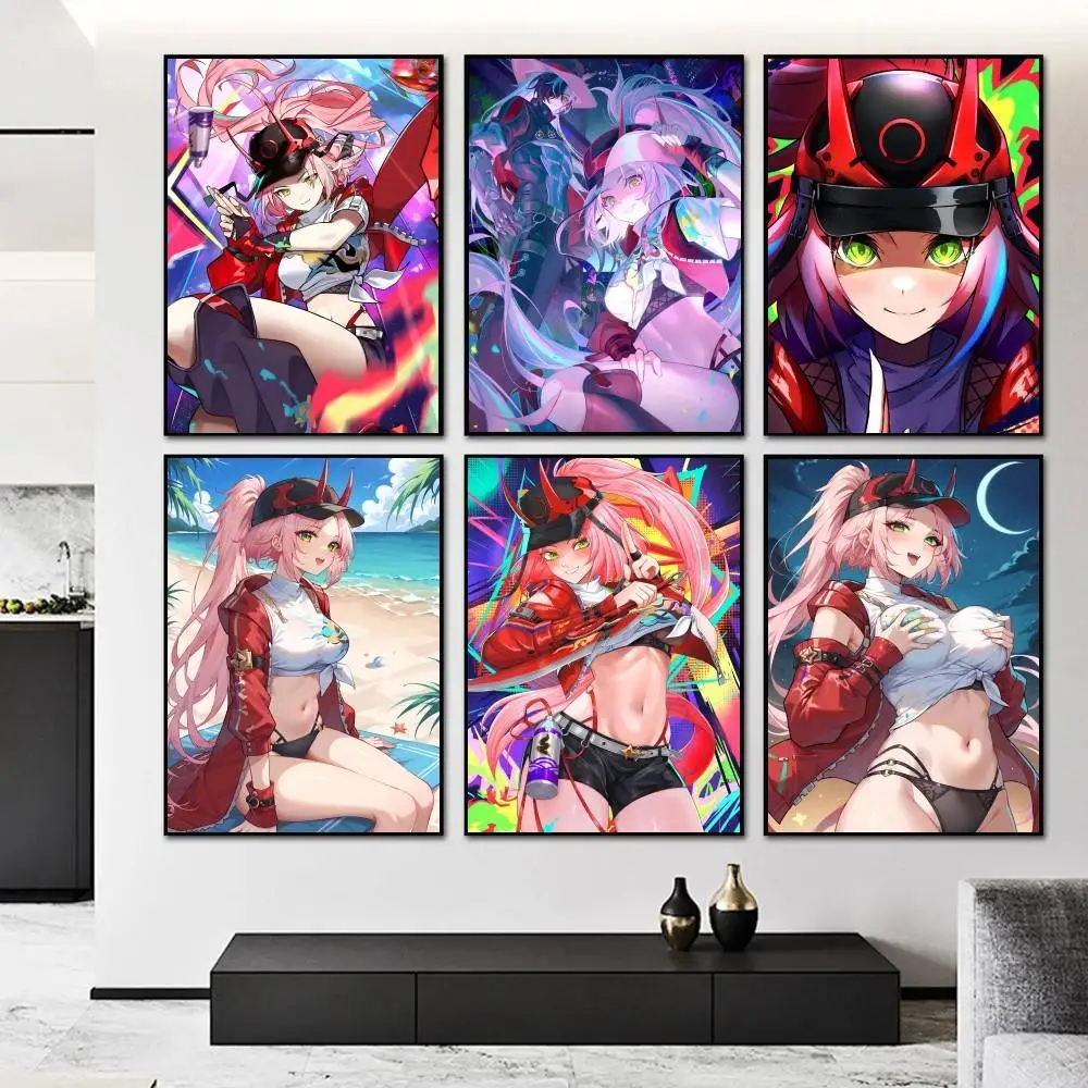 Rappa Honkai Star Rail Game Poster And Prints Wall Art Pictures For Modern Bedroom Game Room Home Decor