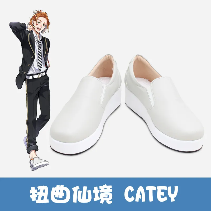 Twisted Wonderland Cater Catey Cosplay Shoes Boots Halloween Carnival Prop Custom Made