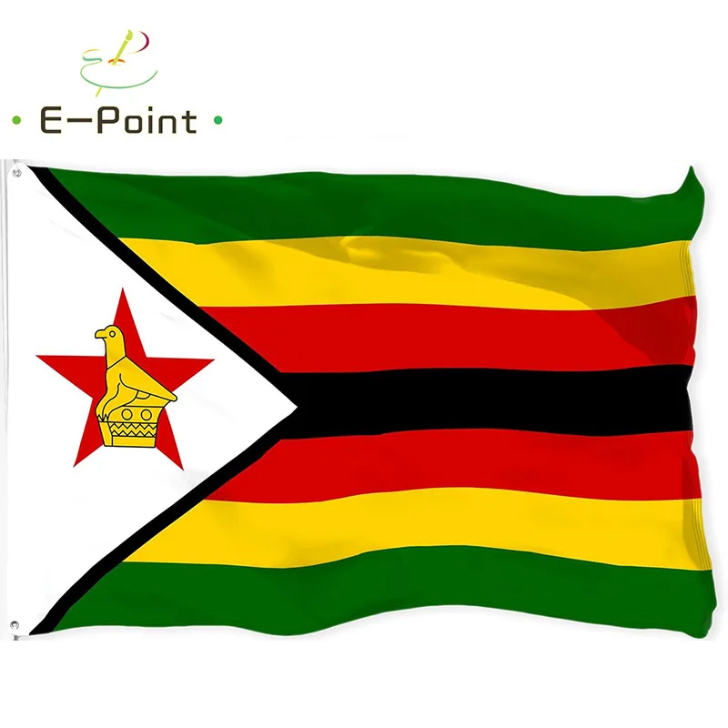 Zimbabwe National Country Flag 2ft*3ft (60*90cm) 3ft*5ft (90*150cm) Size Christmas Decorations for Home Flag Banner