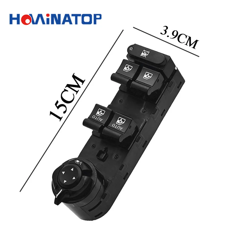 HOWINATOP 735603975 18-Pin Hauptfensterschalter mit Spiegelklappfunktion für Jeep Renegade Compass Dodge Chrysler 2015-2021 – Detail 5