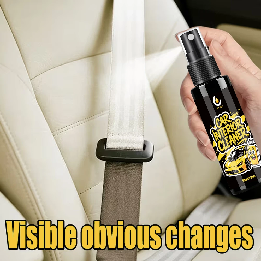 Car Interior Cleaner Spray Ceiling Cleaner Leather Flannel Woven Fabric Water Free Multipurpose Auto Dash Cleaning Agent YT167