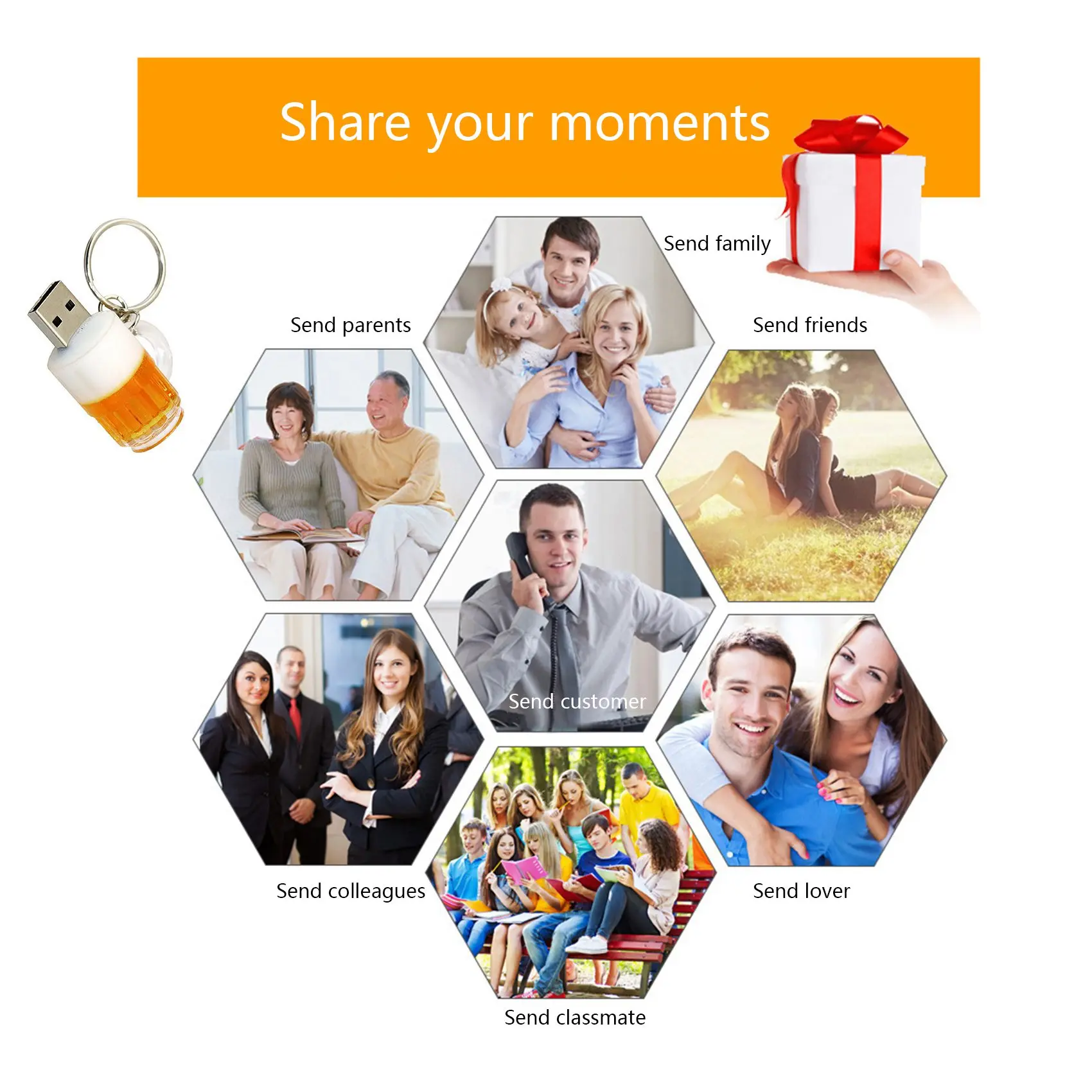 2G USB Flash Drive USB2.0 Memory Stick Pen Drive USB Stick para desktop laptop Macbook para