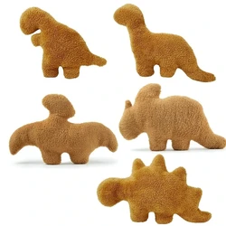 Nugget Pillow Dino Chicken Nugget Plush Pillow Cartoon Dinosaur Plush Pillow Stuffed Animal Plush For Kids Baby Gifts
