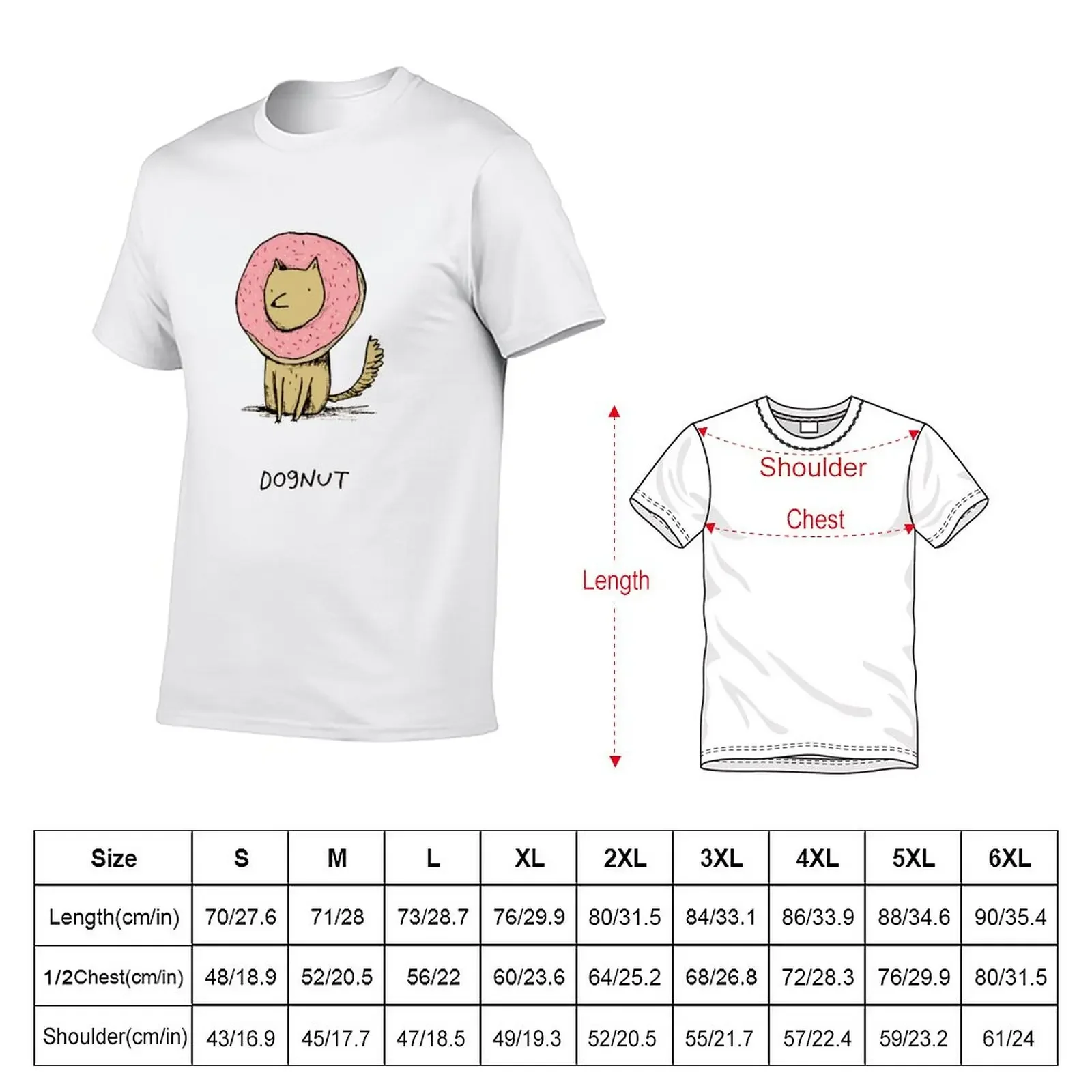 Dognut T-Shirt tees shirts graphic tees summer tops plain t shirts men