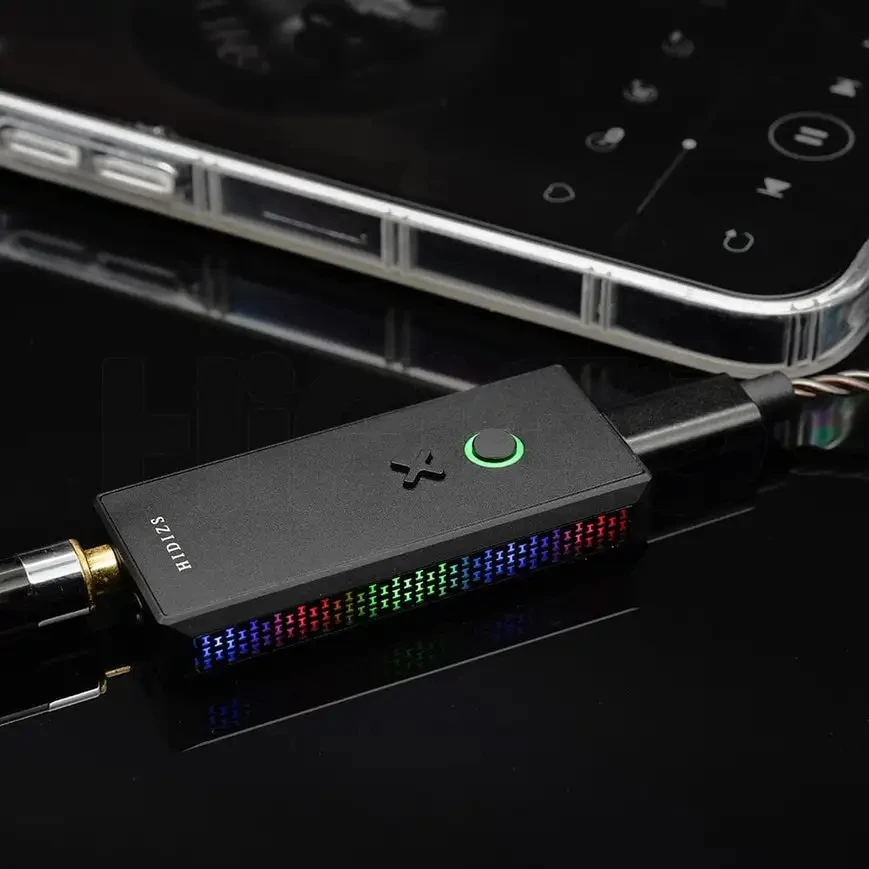 HIDIZS XO Hi-Res Audio/MQA DAC Single-ended 3.5mm/Balanced 2.5mm 16X Dongle ES9219C*2 32bit/384kHz DSD64/128/256 Amplifier