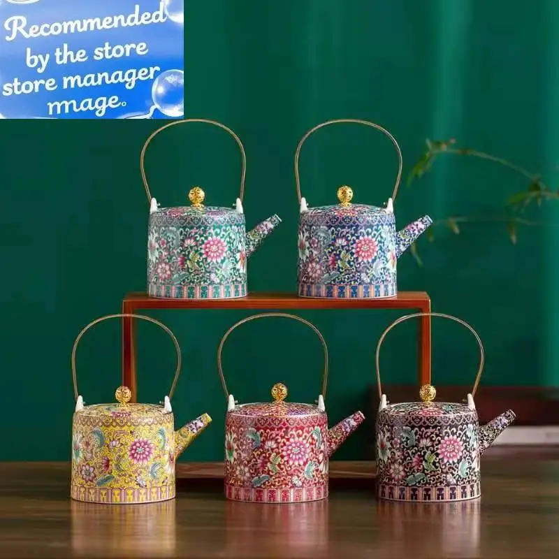 

Цзиндэчжэнь керамика и керамика керамический чайник пуэр прессованный чайник заварочный чайник чайная посуда чайная церемония