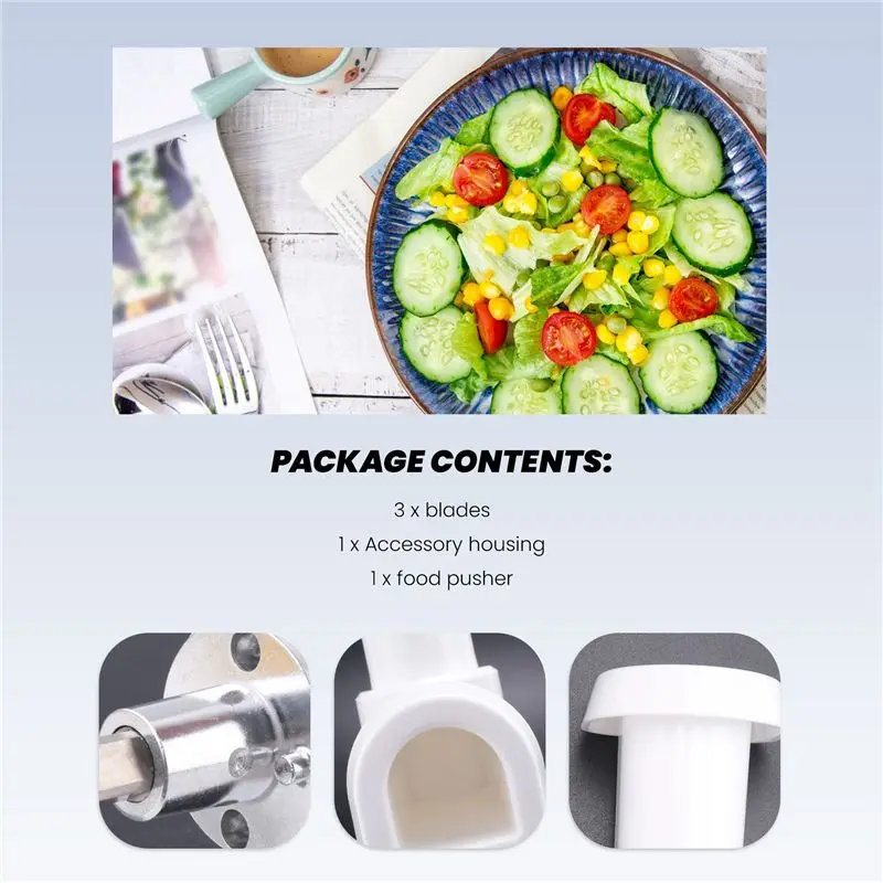 A88E-Vegetable Slicer Shredder Cheese Grater For Kitchenaid Stand Mixer Attachment Slicing Shredding Accessories