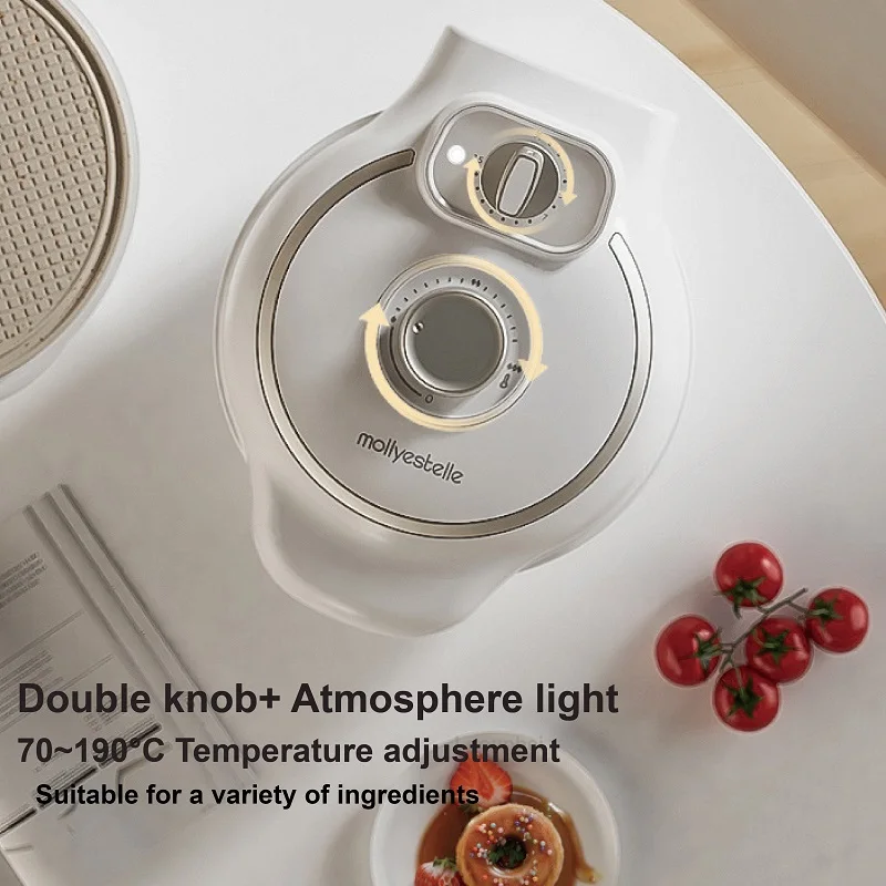 750W Mini Sandwich Maker Electric Pancake Maker Timing Waffle Maker Quick Breakfast Machine Multifunctional Electric Baking Pan