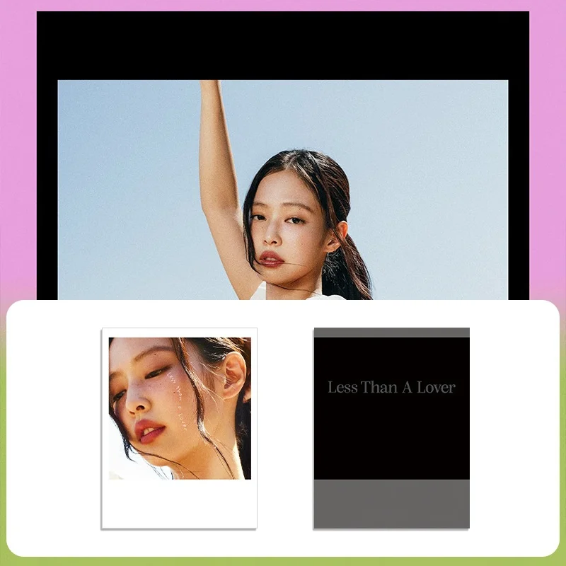 4Pcs JENN LESS THAN A LOVER Album Photocards  Personal Solo Postcards Special Trading Cards Fans Collectible Peripheral Cosplay