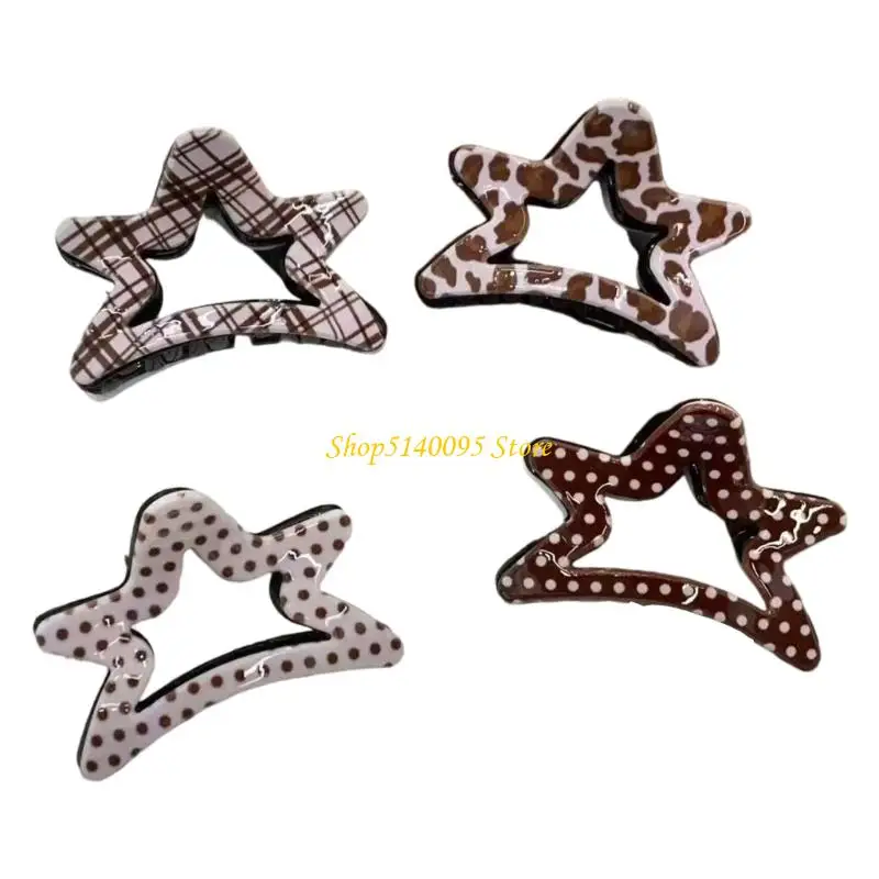 

DXAE Elegant Star Hair Clip Acetate Korean Fashion Accessory for Women Daily Wear