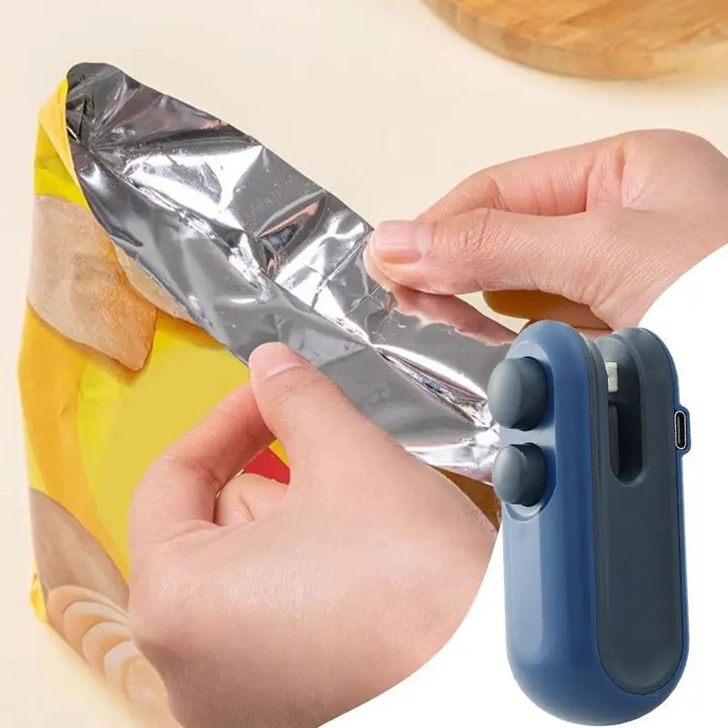 Potato Chip Bag Clips Magnetic Small Home Cookie Bag Sealing Machine Fried Food Bag Sealing Clip For Snack Preservation Artifact