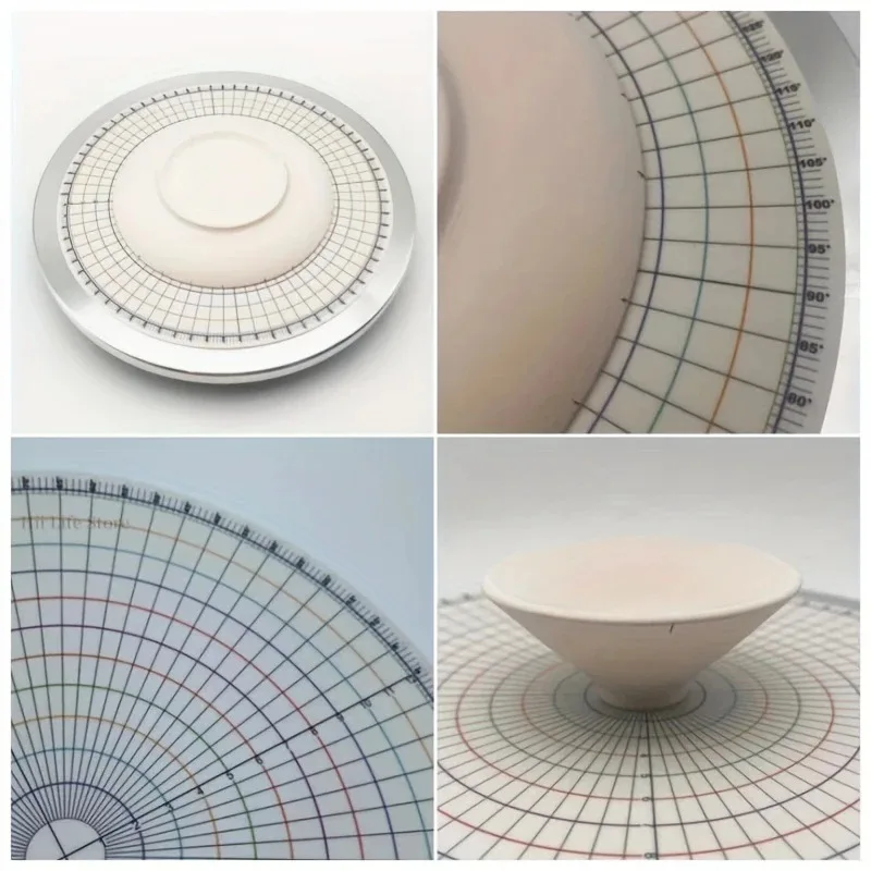 

Инструмент для росписи керамики под глазурью: Круглый делитель для равномерного деления, линейка-разделитель для создания равномерных кругов