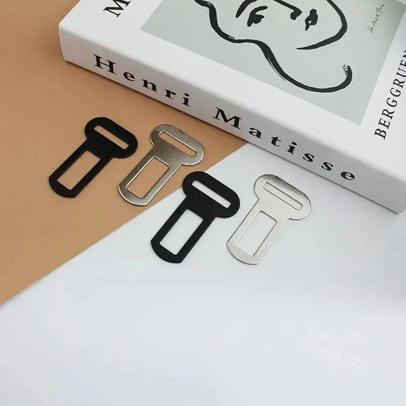 Adaptadores de Cinturón de Seguridad para Mascotas - Clips Metálicos para Correas de Mascotas, Compatibles con Asientos de Camiones y Automóviles