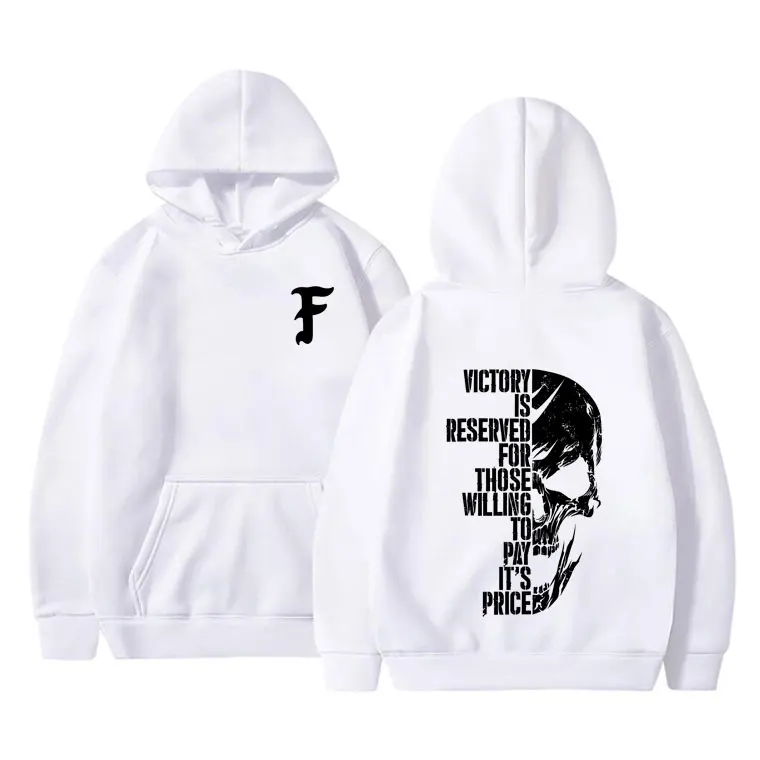 

Forward Observations Group Victory Is Reserved for Those Willing To Pay Its Price Hoodie Skeleton Men Women Oversized Sweatshirt