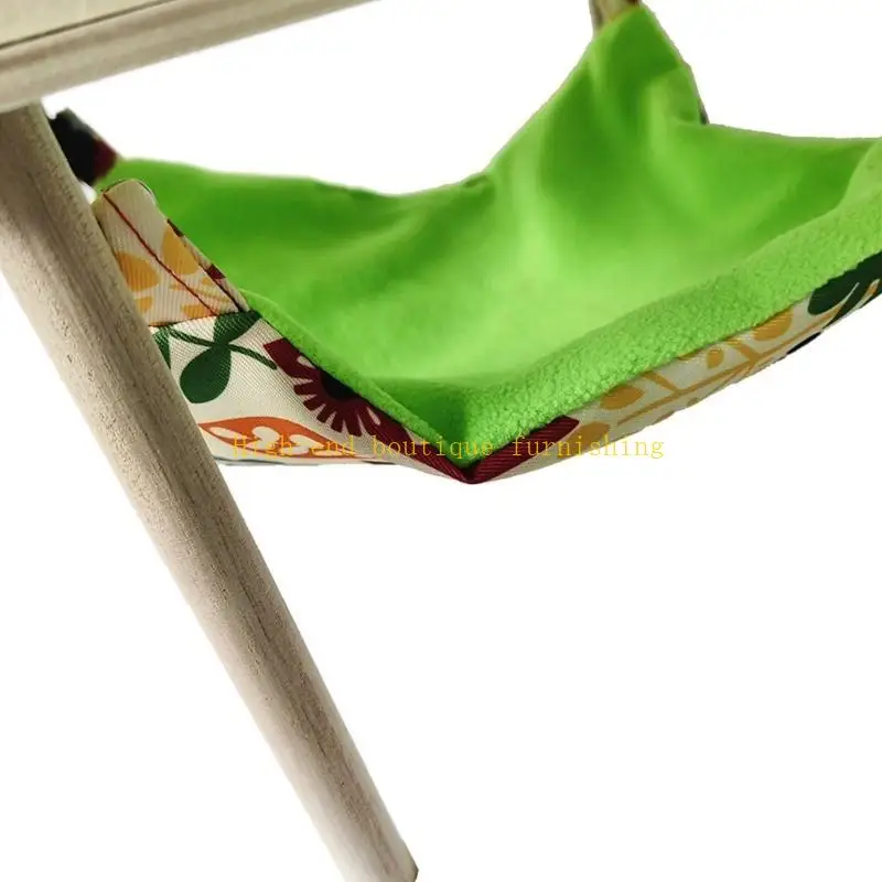 

L9NB Natural Hamster Climbing Platform with Hammock Guinea Pigs Hideout for Hamster Hedgehogs Mouse Chipmunk