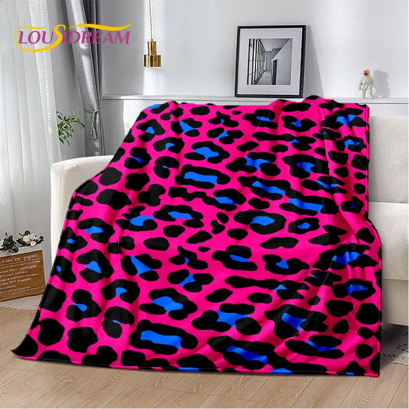 Wild Leopard Print Series 3D Soft Plush Blanket,Flannel Blanket Throw Blanket for Living Room Bedroom Bed Sofa Picnic Cover Kids