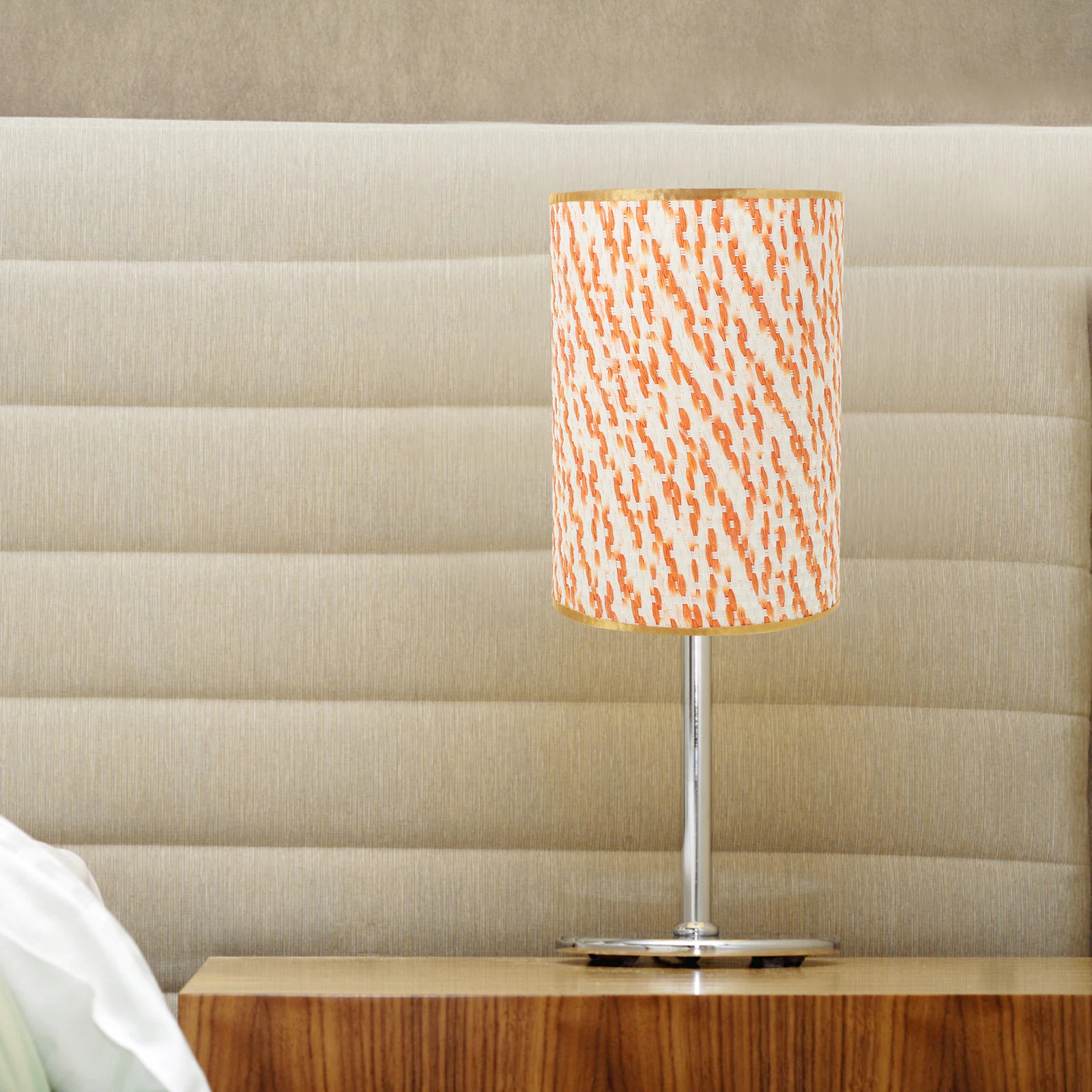 

Colorful Lampshades Iron Cloth Barrel Floor Table Long Modern Drum Replacement Shade Durable Easy Maintenance Warm Decor Bedroom