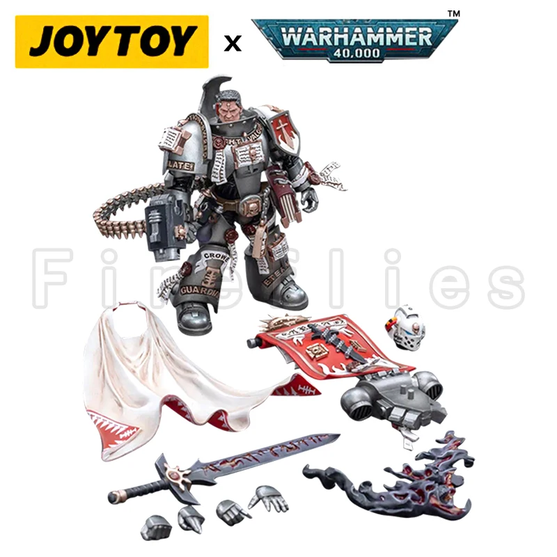 Joytoy cinzento cavaleiro Crowe Action Figure, Anime Coleção Modelo Toy, 1, 18, 40K