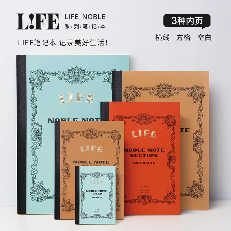 Why the Japanese LIFE Noble Note Section Notebook in B4 Size Is the Ultimate Planner for Organized Creativity