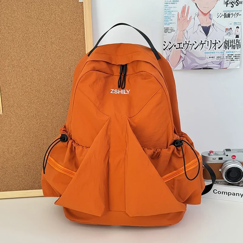 

Trendy Nylon Backpack 2025 Fashionable Spacious & Laptop Compartment Rucksack for Work & College Lightweight Durable Daypack