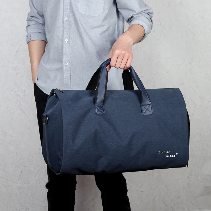 

Large Capacity Men Travel Bags Multifunction Suit Storage Hand Luggage Bags for Trip Waterproof Duffle Bag with Shoe Pouch ita