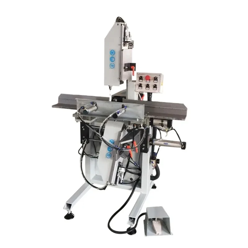 

Steel-plastic door window making hine UPVC motor core component, with groove milling, PVC and