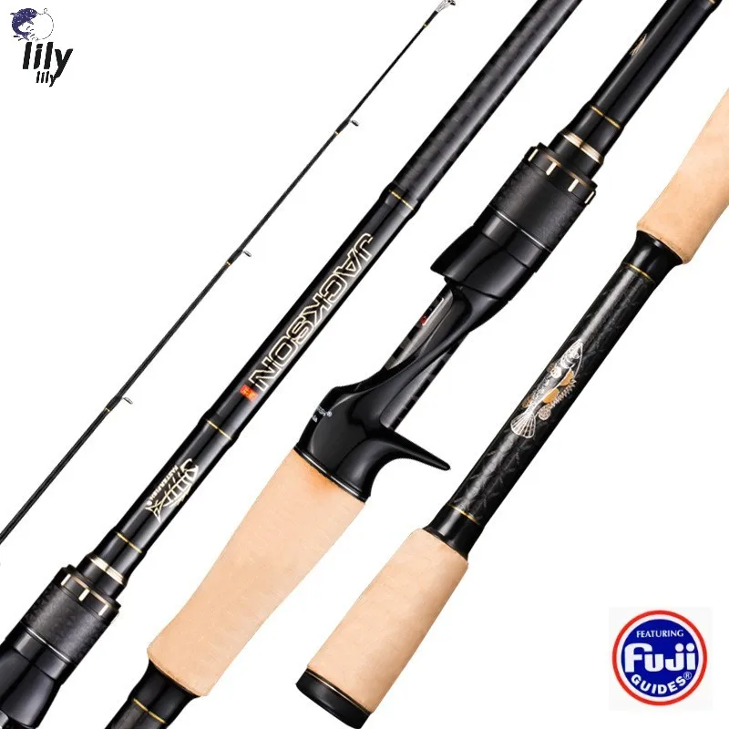 New Pattern Ultralight FUJI Casting Fishing Rod Fast Action ML M MH Power High Carbon Super Hard Spinning Rod  Lure Weight 3-28g